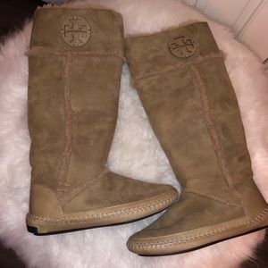 Tory Burch Shearling Boots - Size 7